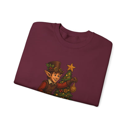 Whimsical Elf Christmas Sweatshirt | Holiday Gift, Festive Apparel, Cozy Crewneck, Christmas Sweater, Holiday Vibes