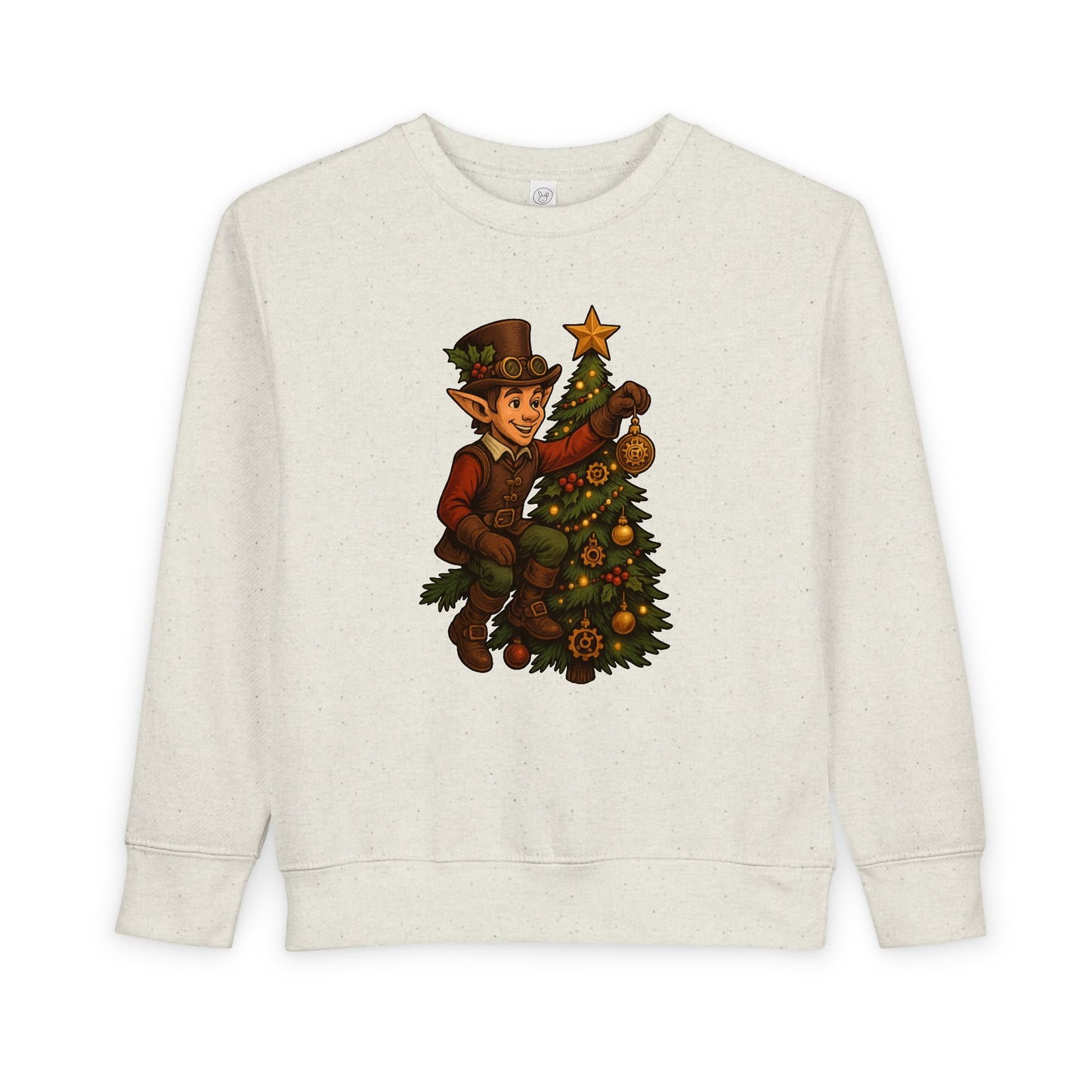 Christmas Elf Toddler Sweatshirt, Cozy Holiday Apparel, Kids Gift, Cute Christmas Sweater, Festive Toddler Clothing, Winter Holiday Outfit