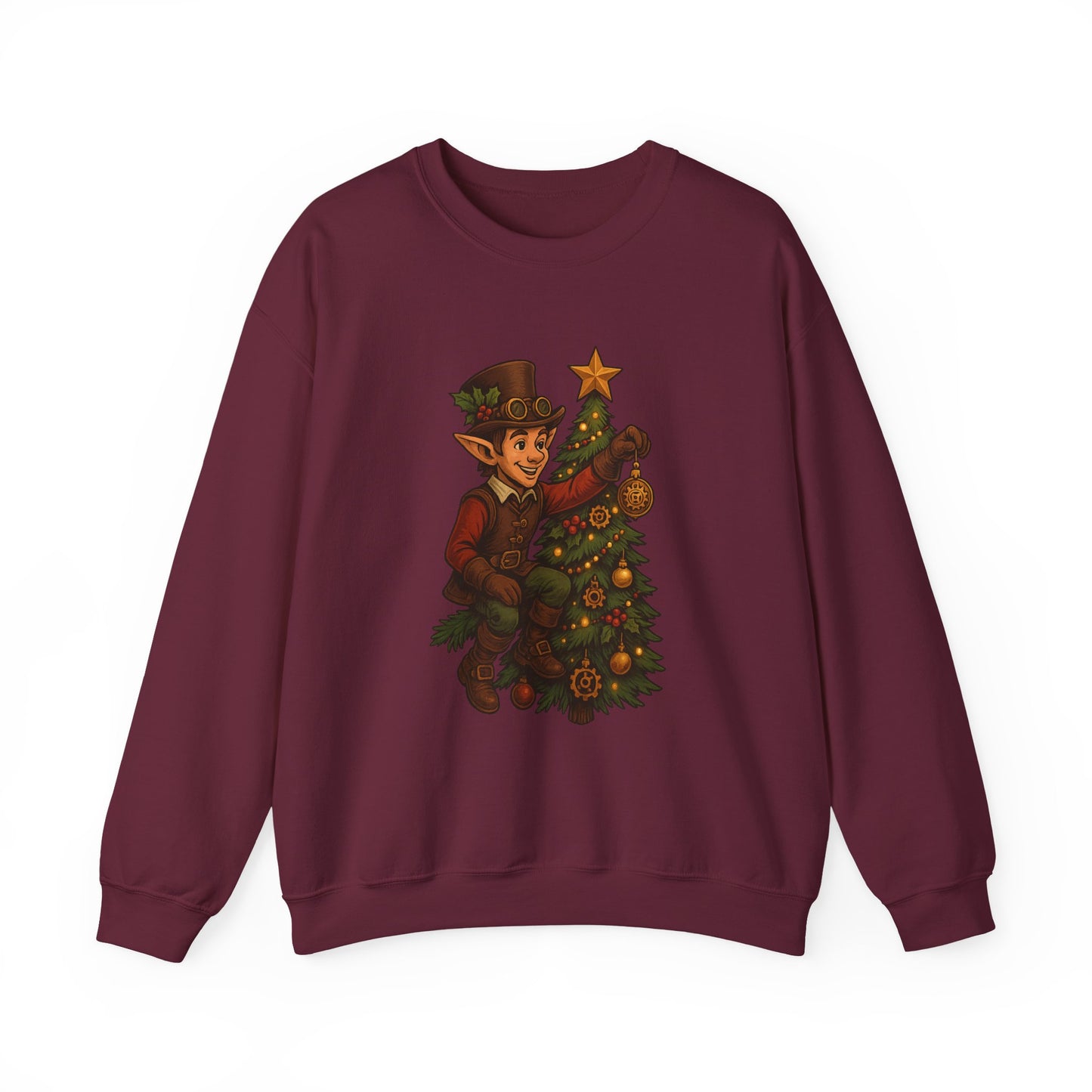 Whimsical Elf Christmas Sweatshirt | Holiday Gift, Festive Apparel, Cozy Crewneck, Christmas Sweater, Holiday Vibes