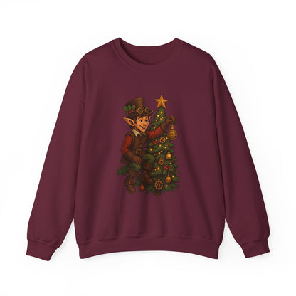 Whimsical Elf Christmas Sweatshirt | Holiday Gift, Festive Apparel, Cozy Crewneck, Christmas Sweater, Holiday Vibes