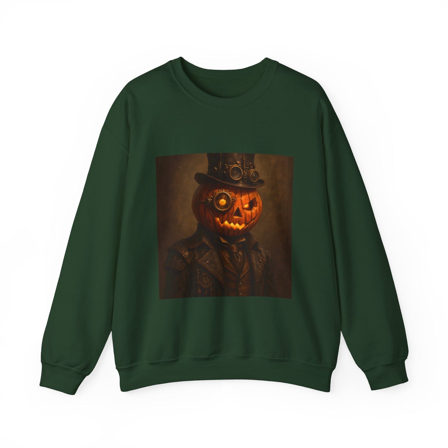Halloween Pumpkin Art Crewneck Sweatshirt, Cozy Fall Fashion, Pumpkin Lover Gift, Unisex Sweater for Halloween, Unique Sweatshirt Gift