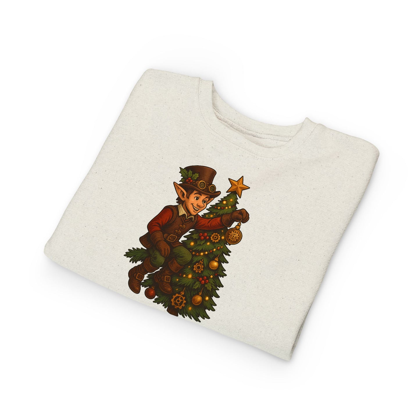 Christmas Elf Toddler Sweatshirt, Cozy Holiday Apparel, Kids Gift, Cute Christmas Sweater, Festive Toddler Clothing, Winter Holiday Outfit