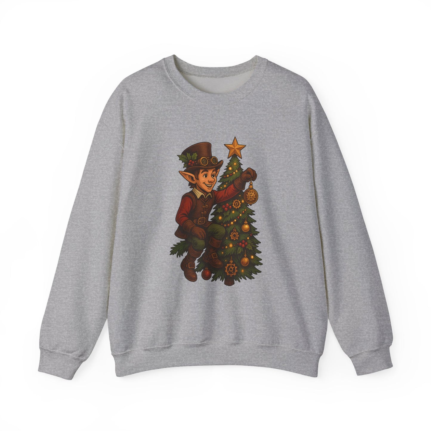 Whimsical Elf Christmas Sweatshirt | Holiday Gift, Festive Apparel, Cozy Crewneck, Christmas Sweater, Holiday Vibes