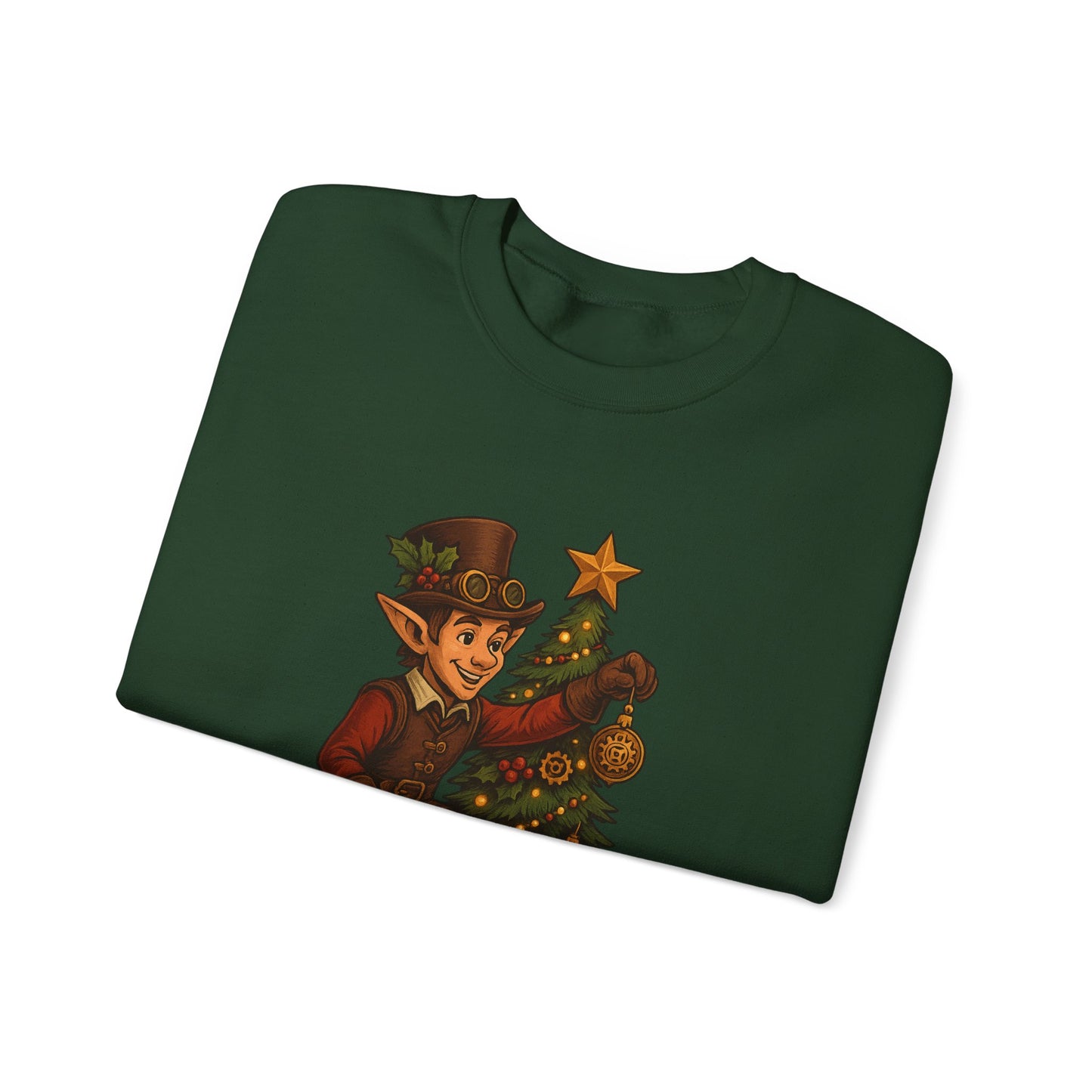 Whimsical Elf Christmas Sweatshirt | Holiday Gift, Festive Apparel, Cozy Crewneck, Christmas Sweater, Holiday Vibes