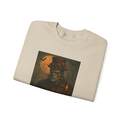 Halloween-Themed Unisex Crewneck Sweatshirt, Spooky Apparel, Autumn Fashion, Warm Fall Clothing, Pumpkin Decor, Seasonal Gift