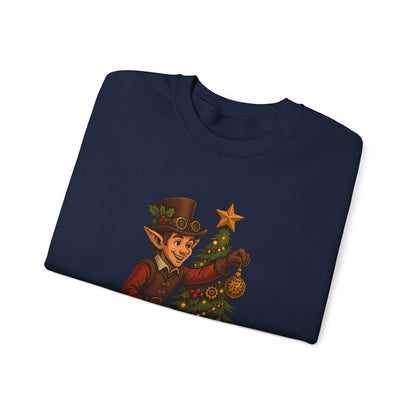 Whimsical Elf Christmas Sweatshirt | Holiday Gift, Festive Apparel, Cozy Crewneck, Christmas Sweater, Holiday Vibes