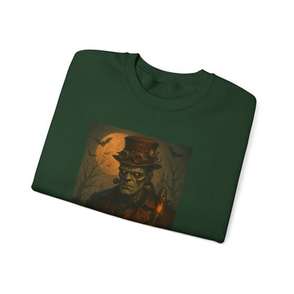 Halloween-Themed Unisex Crewneck Sweatshirt, Spooky Apparel, Autumn Fashion, Warm Fall Clothing, Pumpkin Decor, Seasonal Gift
